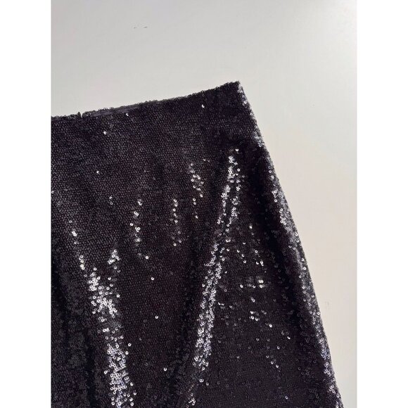 NWT GAP Black Sequin High Waisted Pencil Midi Skirt, Size S - Picture 7 of 14
